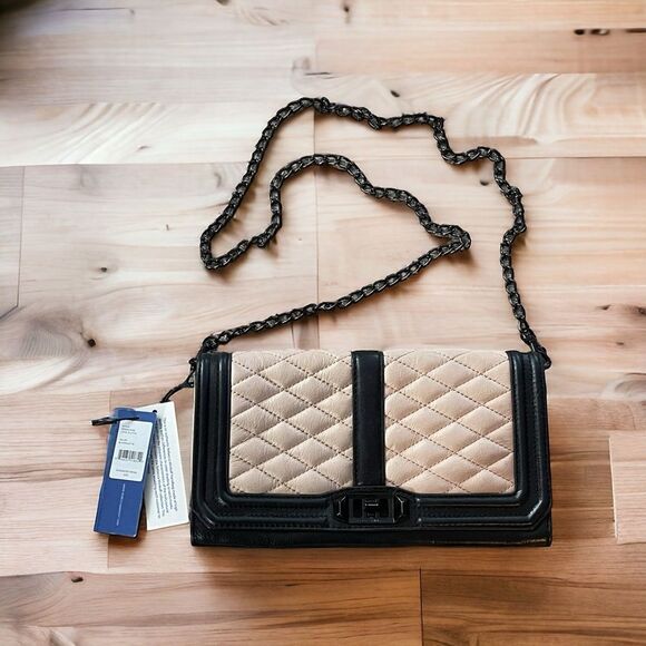 Rebecca Minkoff Quilted Love Clutch Shoulder Bag - New With Tag - Picture 2 of 12